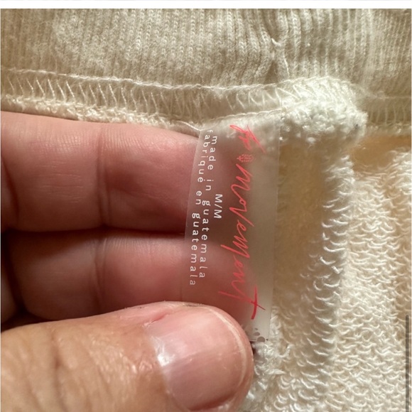 NWOT FREE PEOPLE RENEGADE SHORTS-cream - Picture 7 of 7